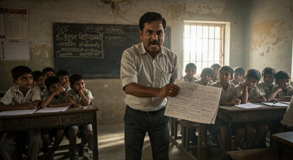 UP: Teacher furious over 'Jai Shri Ram' written on notebook, arrested after beating children