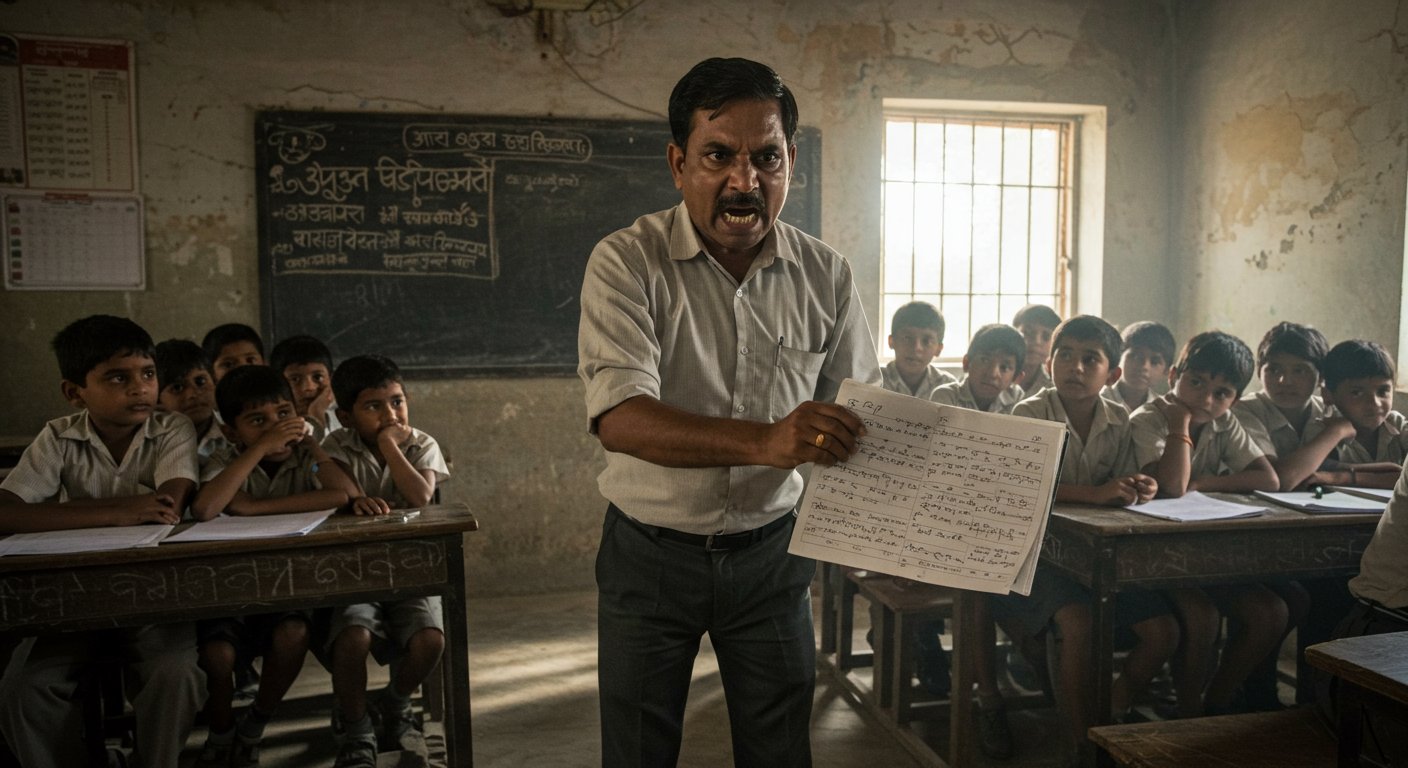 UP: Teacher furious over 'Jai Shri Ram' written on notebook, arrested after beating children
