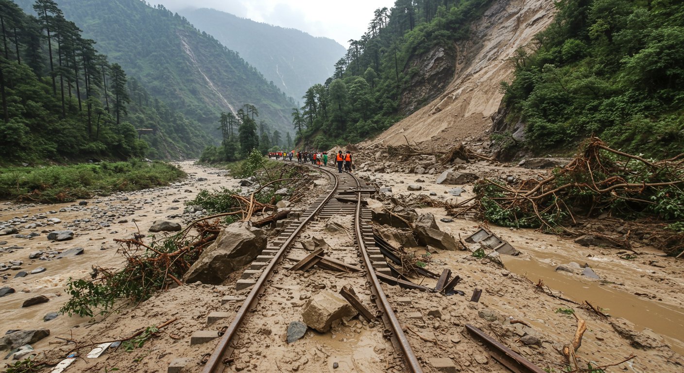 Massive Devastation Due to Landslide in Jammu: All Trains on This Route Cancelled, See Full List