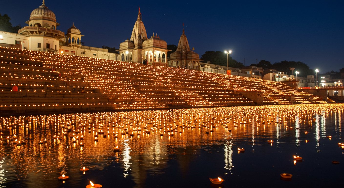 Janmashtami 2025: Divine Ocean of Lamps on Mathura's Yamuna Ghats, a Wonderful and Otherworldly Sight!