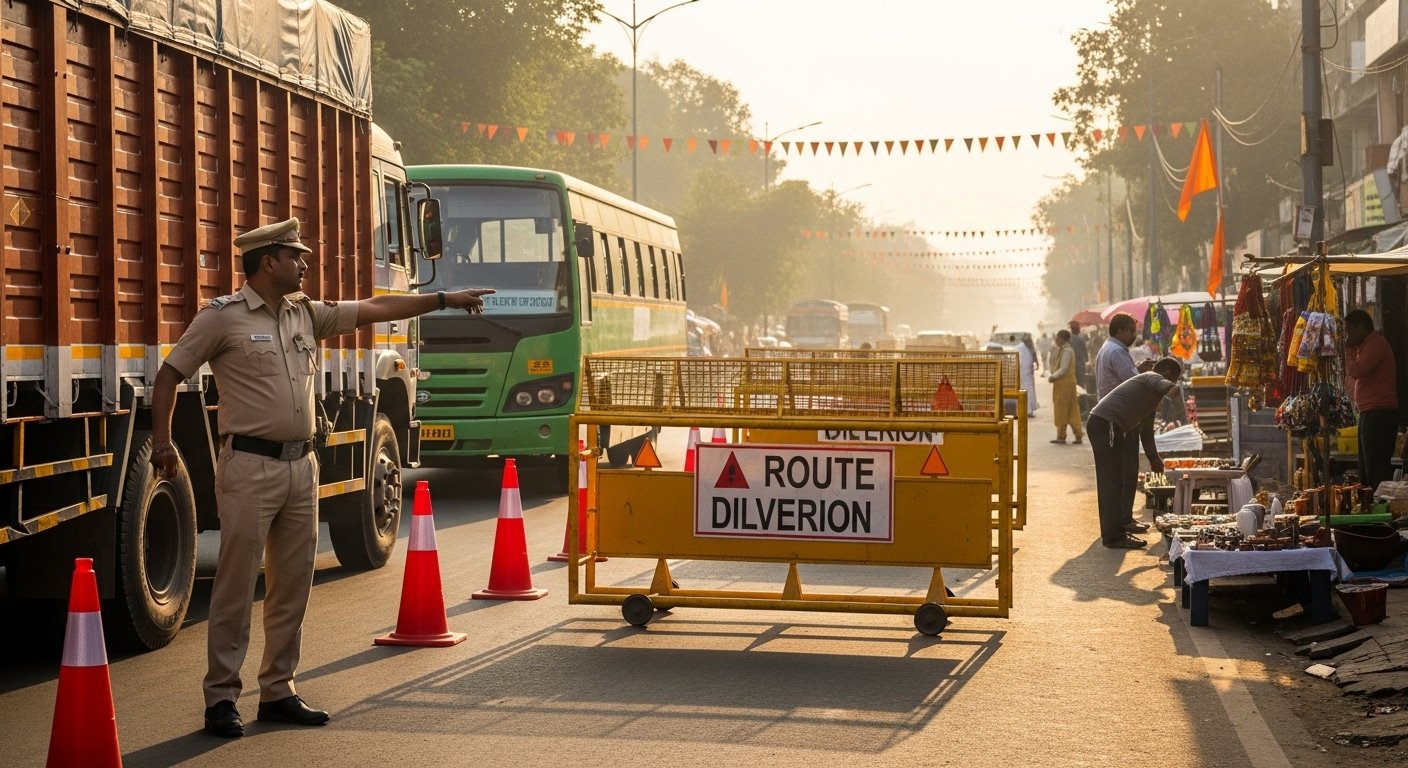 जन्माष्टमी 2025: बरेली में कल सुबह से भारी वाहनों की ‘नो एंट्री’, लागू होगा रूट डायवर्जन