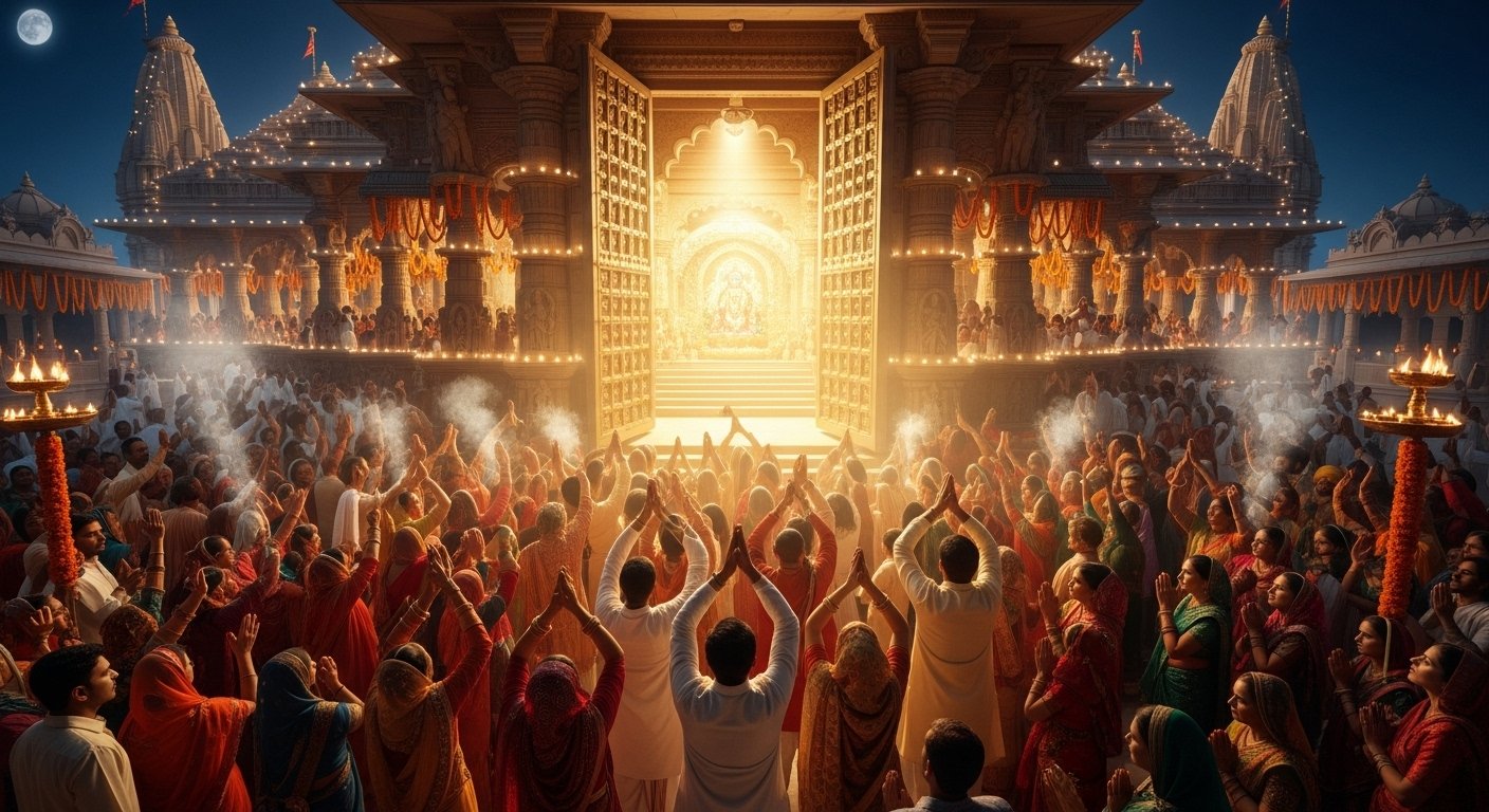Janmashtami 2025: Ram Lalla's Temple Gates Opened at Midnight in Ayodhya, Kanha's Birth Greetings Resounded!