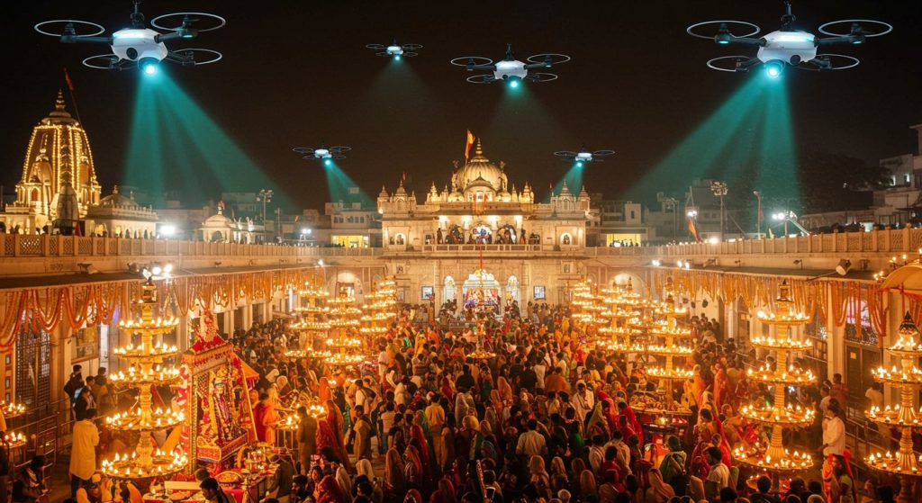 Mathura Janmashtami 2025: Kanha's Birthday Celebration to be Held with AI Drones and Special Security Plan