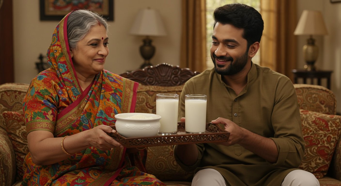 Black Son-in-Law Delighted by Mother-in-Law's Milk and Curd Offer, Then His True Motive Revealed!