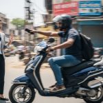 Journalist was ready for live reporting when a biker arrived and did this act; watch viral video.