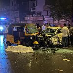 Kanpur: Speeding Rampage; Out-of-Control Car Mows Down Auto, 2 Dead, 3 Seriously Injured