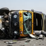 Horrific Road Accident in Kanpur: Auto Overturned After Collision with Unknown Vehicle, Driver Dies on Spot