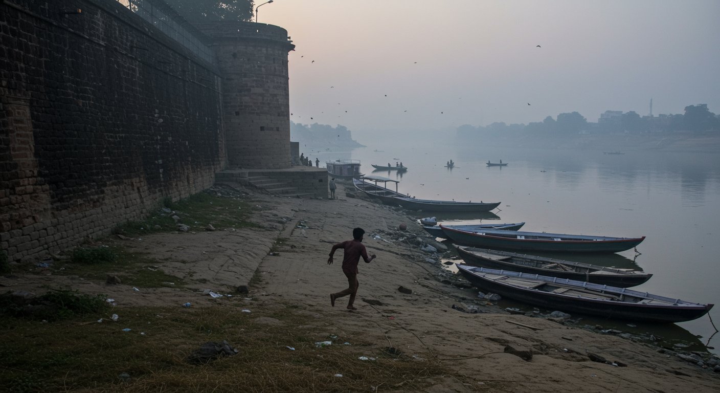 Kanpur: Murder-Accused Inmate Scales Jail Wall, Flees to Ganga Riverbank; Four Jail Officials Suspended, Feared Escaped by Boat!