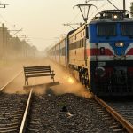 Kanpur: Bench on railway track, driver's quick thinking averts major train accident!