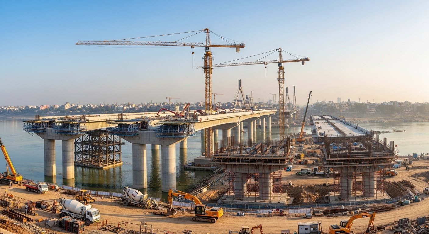 Kanpur: Construction of Ganga Bridge and Jarib Chauki ROB to Begin After Vishwakarma Puja, Bringing Major Relief