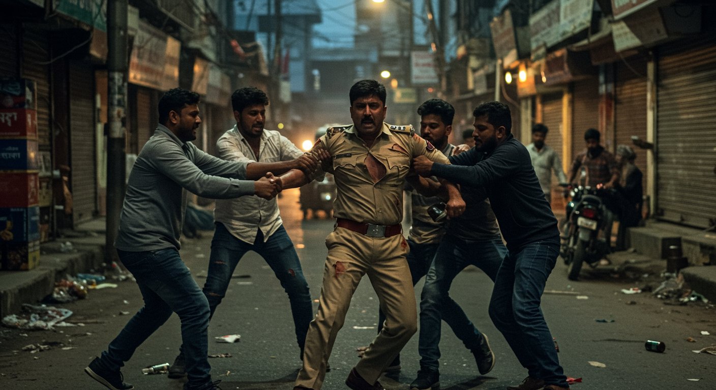 Kanpur: Sub-Inspector Assaulted by Goons; Uniform Torn After Being Stopped From Drinking Alcohol