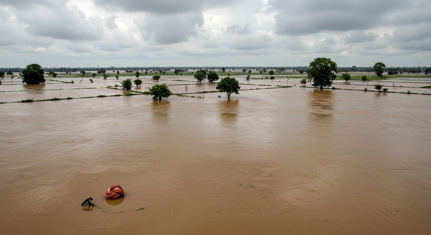 Kanpur Flood Havoc: Farmer Tragically Drowns in 10-Feet Deep Water