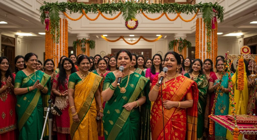 Splendid Hariyali Teej Celebration at Kanpur Municipal Corporation: Minister of State and Mayor Sang Songs