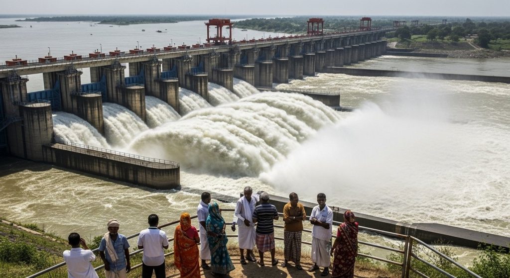Kanpur Barrage: 30 Gates Opened, 1.56 Lakh Cusecs of Water Released, High Alert in Katri and Riverside Villages!