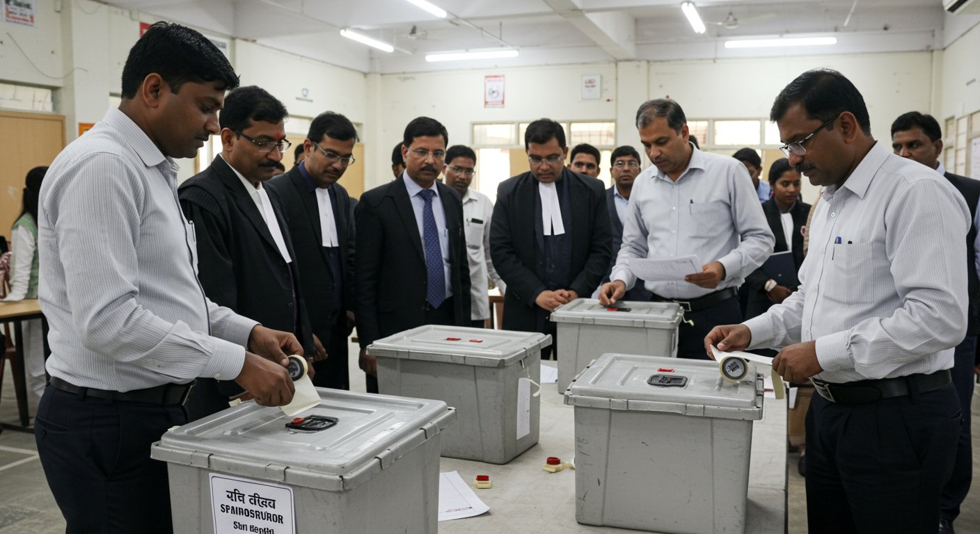 Kanpur: Record 74.1% Voting in Lawyers' Association Election, Ballot Boxes Sealed Under Officials' Supervision