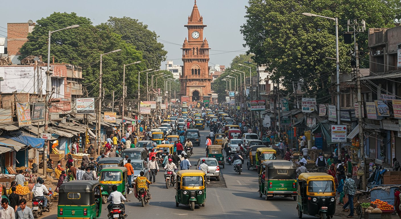Kanpur: City Side-Ghantaghar Road to be Widened, Encroachments Removed, Relief from Traffic Jams!