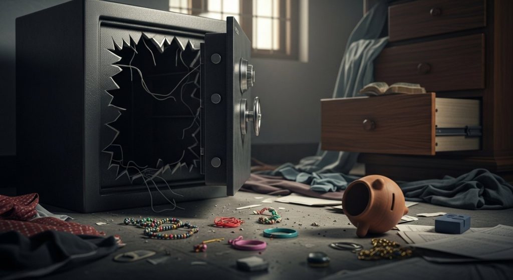 Thieves' Brazen Act in Kanpur: Cut Open Safe, Stole 13 Lakh Worth of Jewelry, Didn't Spare Children's Piggy Banks, Left Fake Jewelry at the Scene