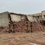 Rain Fury in Kanpur: Home Guard Training Center Wall Collapses, Four Personnel Injured, Panic Ensues