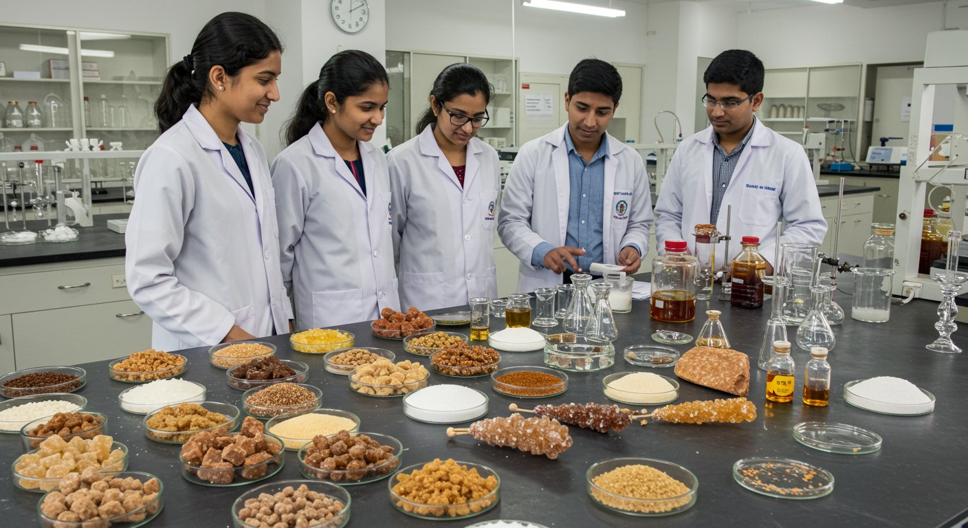 A New Sweet Revolution in Kanpur: National Sugar Institute Students Learning to Make 38 Varieties of Sugar