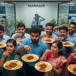 Controversy over beef ban in Kerala Bank: Staff organize 'Meat-Paratha Festival' outside manager's cabin.