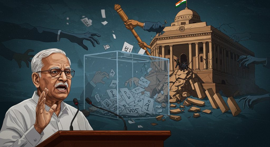 Kharge Says: After BJP's Vote Theft, Now Power Theft; Conspiring to Topple Opposition Governments in 30 Days; Opposes PM-CM Dismissal Bill.