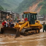Nature's Fury in China: 34 Killed by Floods and Landslides, 80,000 Rescued by Bulldozers