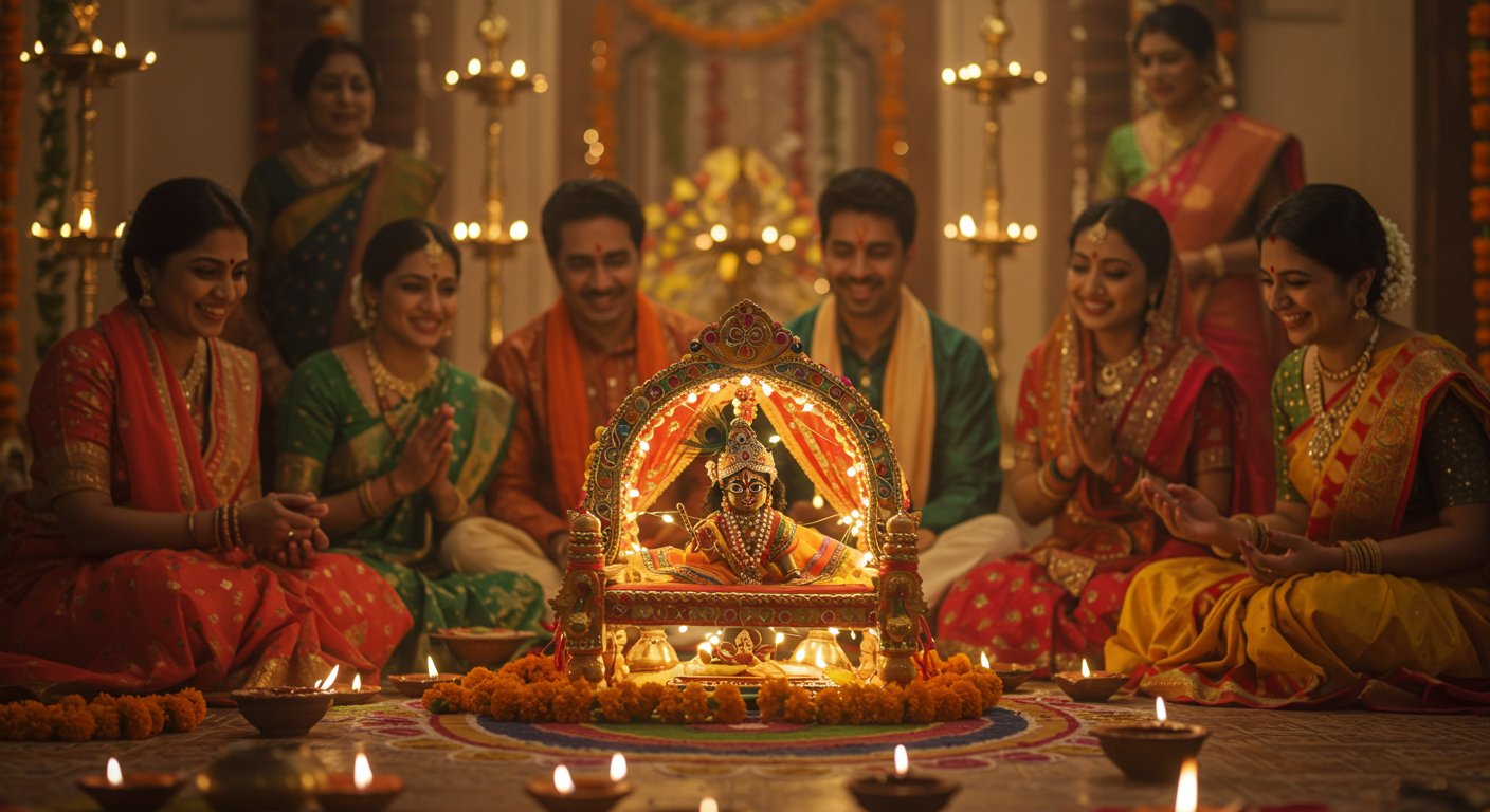 Nand Rejoices! Kanha Born in Every Home on Krishna Janmashtami 2025; Adorable Pictures and Greetings Go Viral