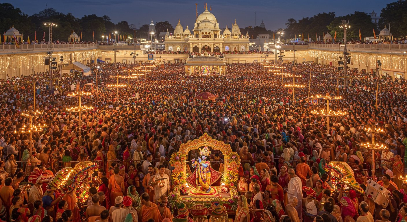 Krishna Janmashtami 2025: Janmotsav Sparkled with Over 3 Million Devotees, Divine Gifts from Kashi Captivated Hearts