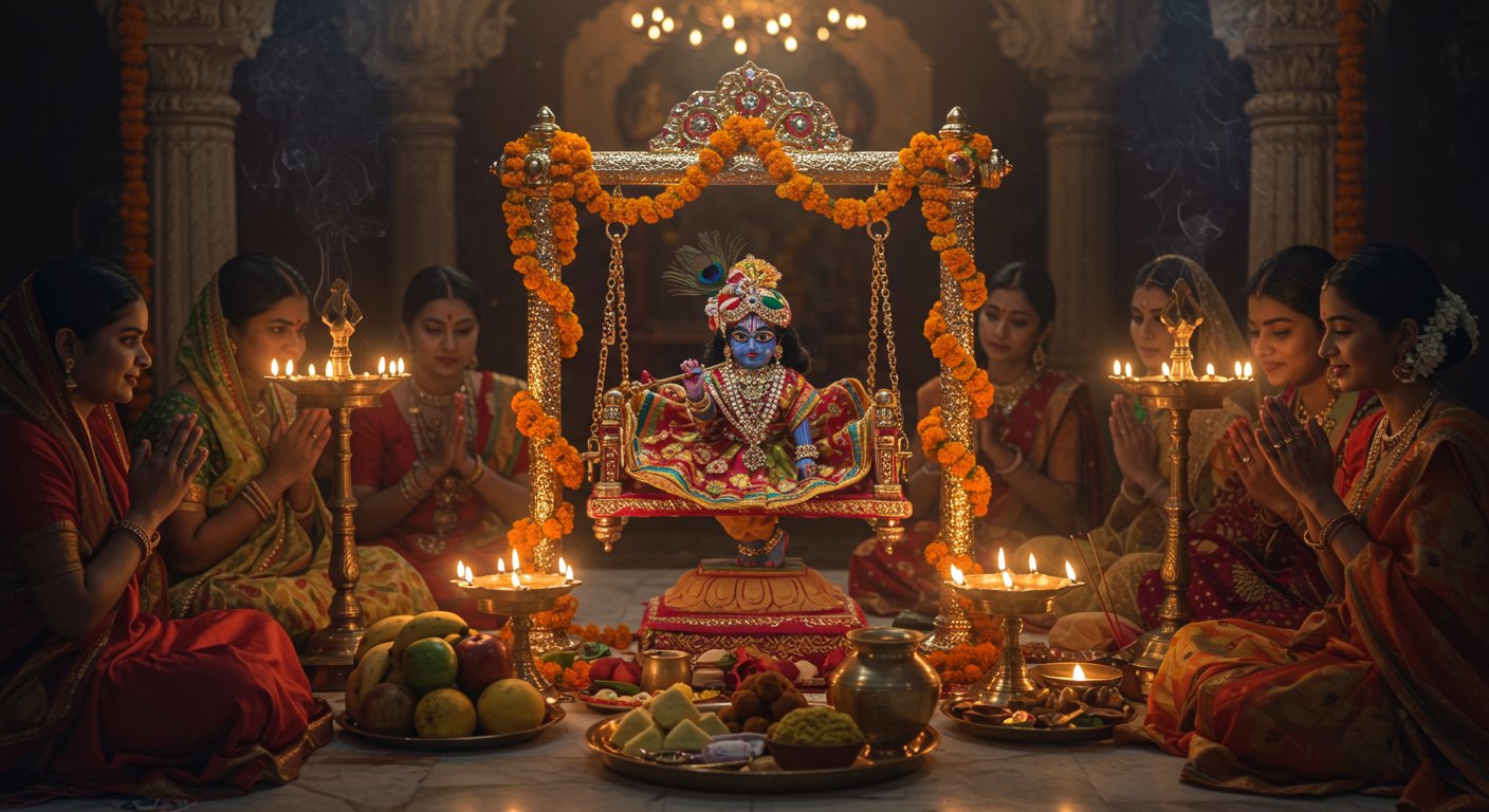 जन्माष्टमी आज: मध्यरात्रि से 12:43 तक पूजन का शुभ मुहूर्त, पूरे देश में उत्साह!
