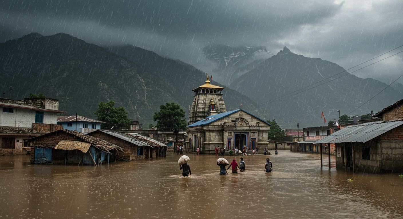 1.7 million affected by floods in Bihar; Rain wreaks havoc in Uttarakhand, Dehradun schools closed and Kedarnath Yatra suspended till August 14.