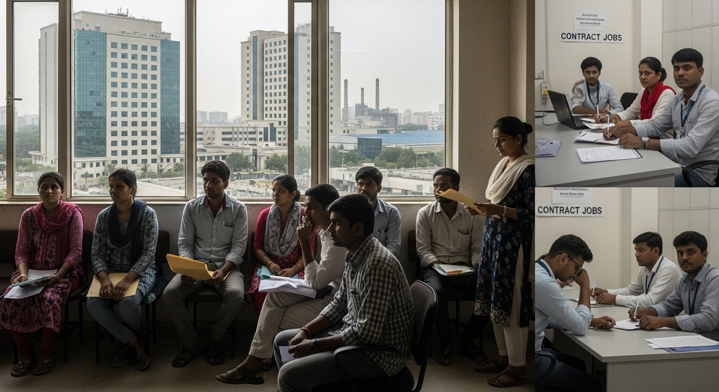 The Harsh Reality of Unemployment in Haryana: 4 Lakh Registered Unemployed, 4.25 Lakh Vacancies, Government Admits 1.29 Lakh Got Temporary Jobs