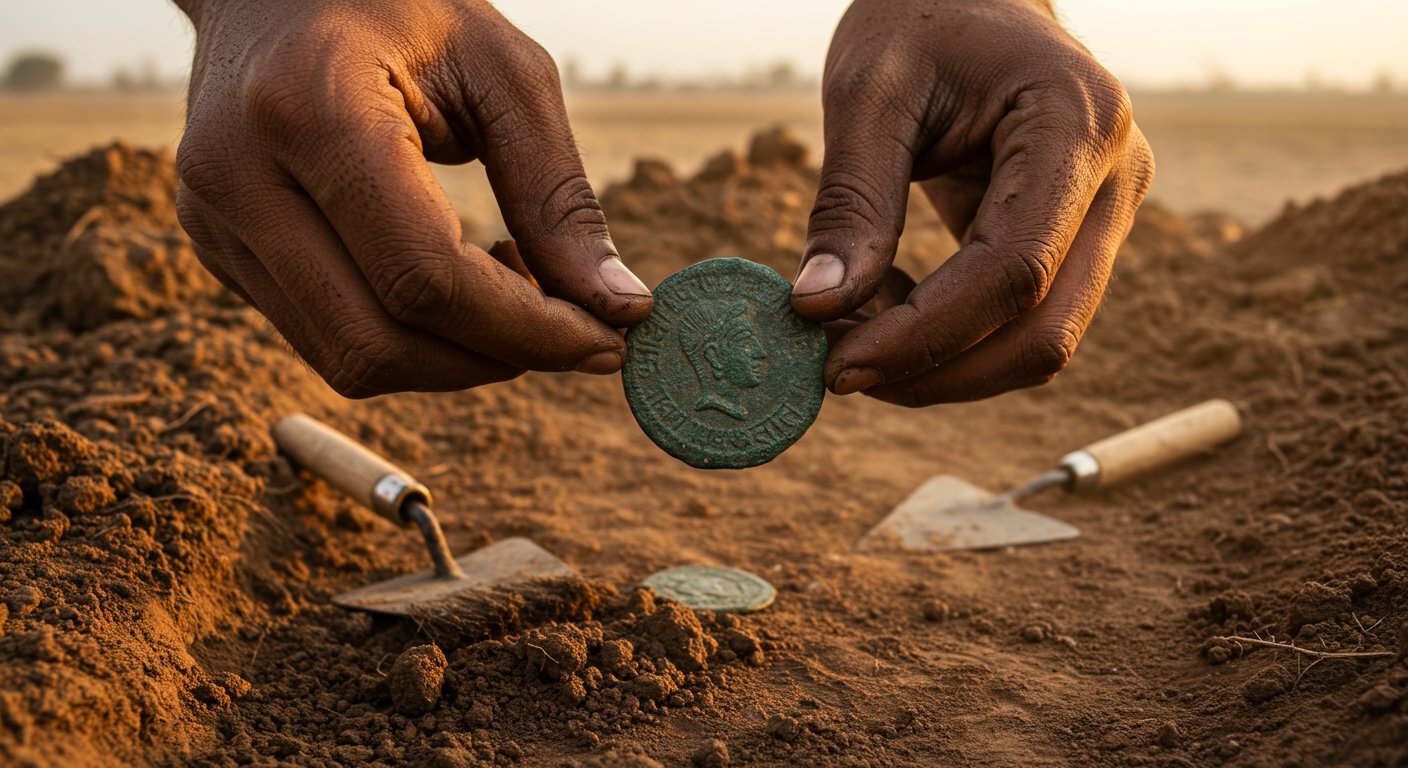2000-Year-Old History Uncovered As Ground Is Dug: Shocking Coin Found