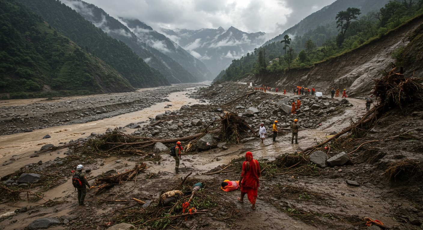 Landslide in Himachal's Chamba Kills 11: Manimahesh Pilgrims Among Dead; Cloudburst in 3 Uttarakhand Districts, Many Missing