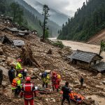 Landslide in Vaishno Devi, many injured: Cloudburst in Doda, 4 dead: 10 houses washed away