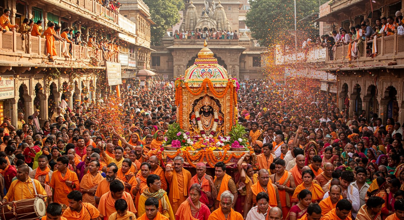 Huge crowds throng Shiva temples on the last Monday of Sawan: Pashupatinath's royal procession taken out in Mandsaur, estimated five lakh devotees at Kashi-Mahakal.