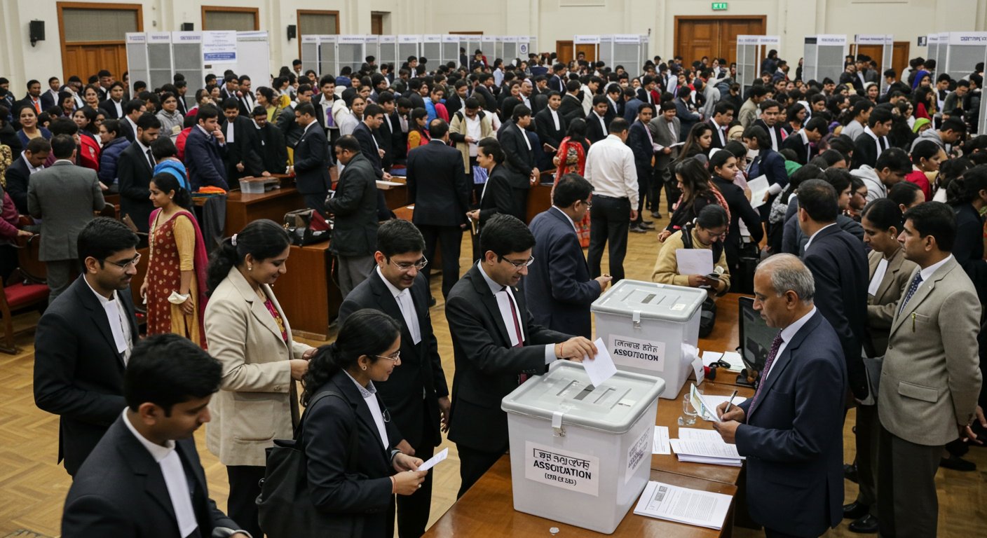 Heavy Buzz in Lawyers' Association Election: 74 Candidates in the Fray, 7765 Voters to Cast Ballots