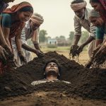 Superstition claims life: Relatives buried the young man in soil instead of taking him to hospital after he got an electric shock, resulting in a tragic death.