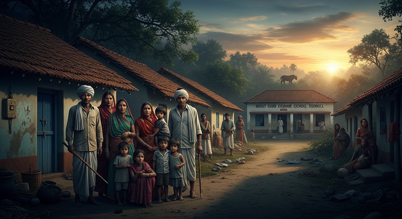 सीतापुर में बाघ का आतंक: ज़िंदगी थमी, स्कूल बंद, रातभर जाग रहे लोग; वन विभाग पर उठे सवाल