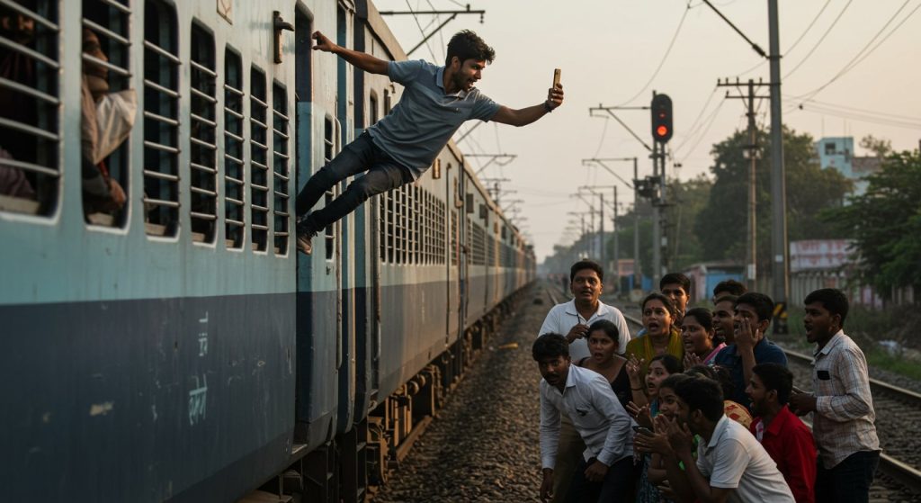 Reel Obsession, Playing with Life! Viral Video Leaves Everyone Aghast, What's the Whole Story?