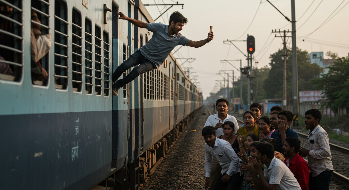 Reel Obsession, Playing with Life! Viral Video Leaves Everyone Aghast, What's the Whole Story?