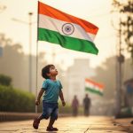 Tiny Steps Halted Seeing the Tricolor at 8 AM: Viral Video of Patriotism