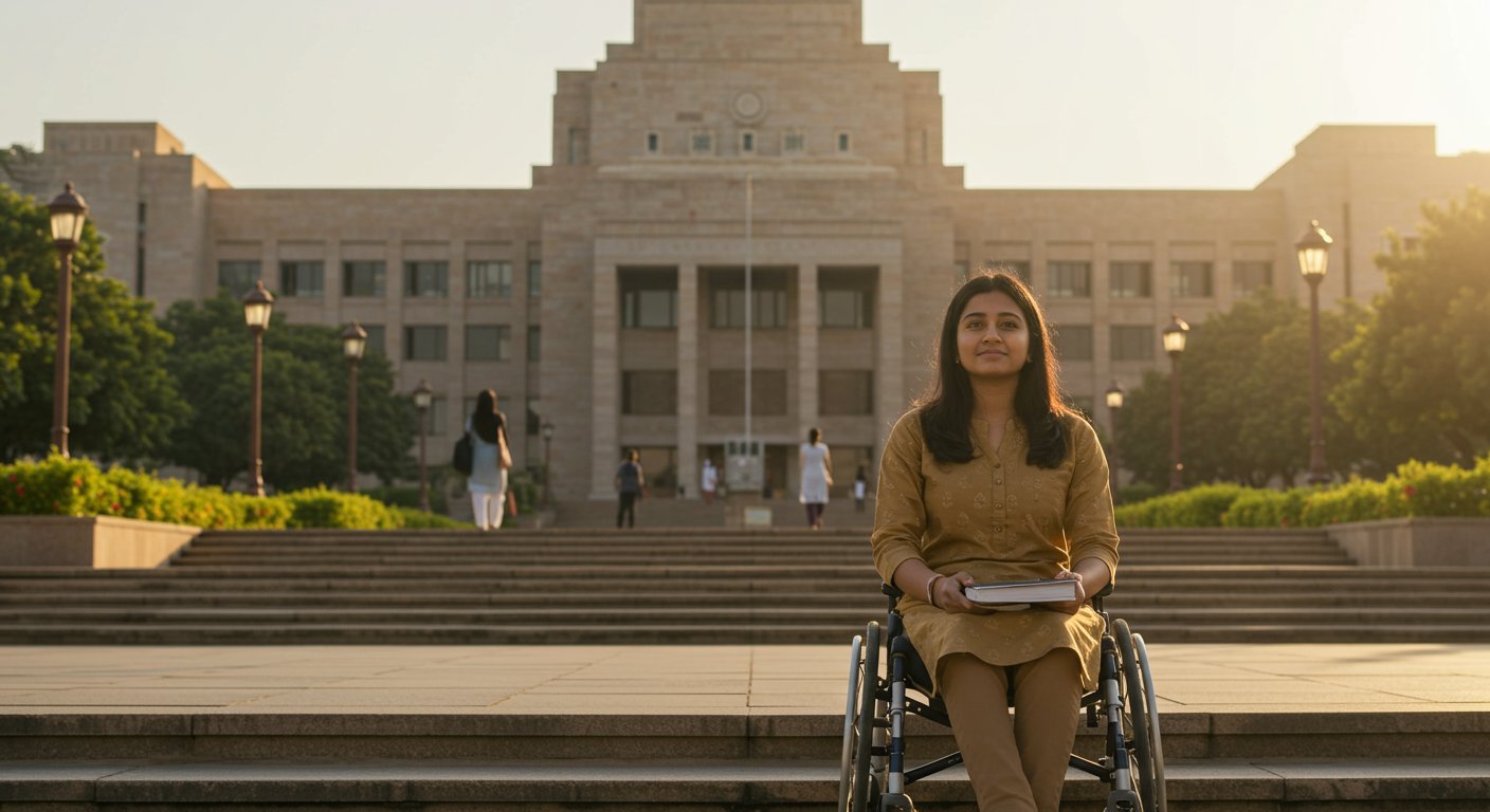 UP: "Life should be great, not long!" Disabled Riddhima's incredible story of reaching IIT