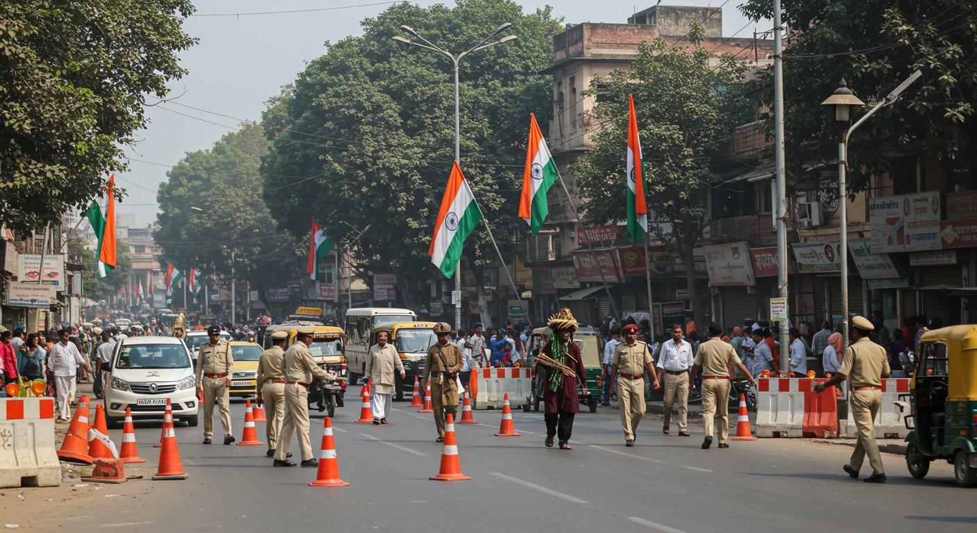 Lucknow: Major Traffic Diversions for Chehallum and August 15; Several Roads Closed
