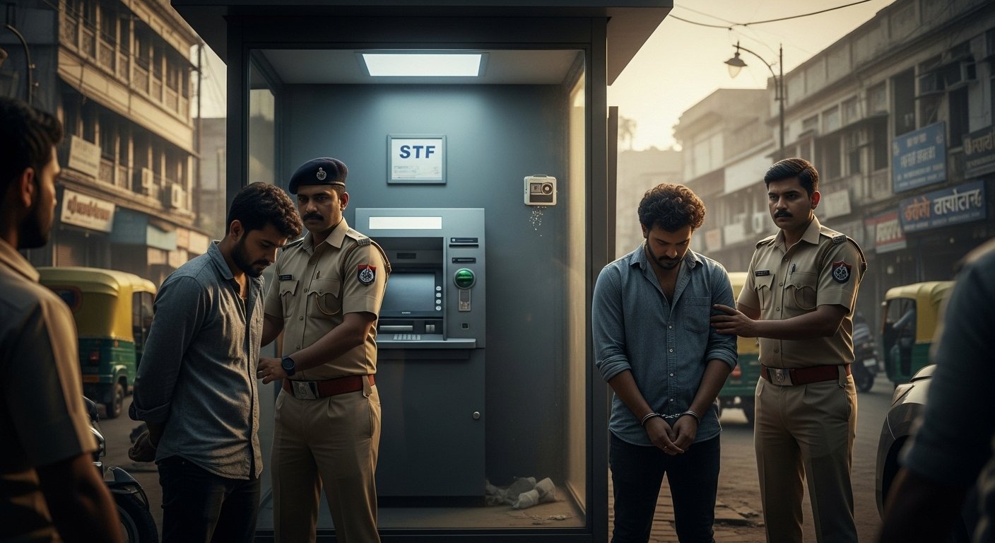 Three fraudsters arrested in Lucknow for withdrawing money through ATM fraud: STF's big revelation
