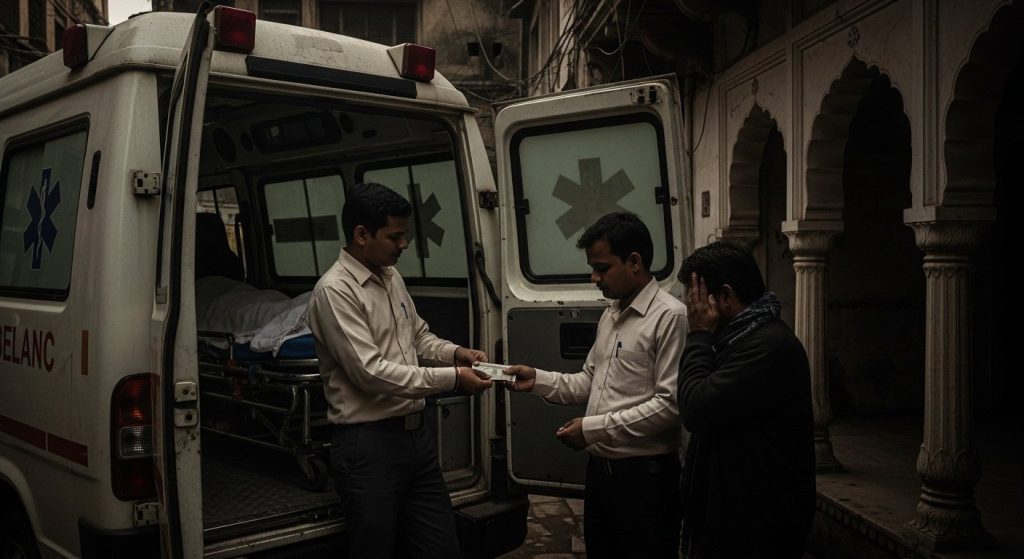 Lucknow: Revelations on ambulance's 'corpse transport scam' cause uproar in health department and demand for strict action