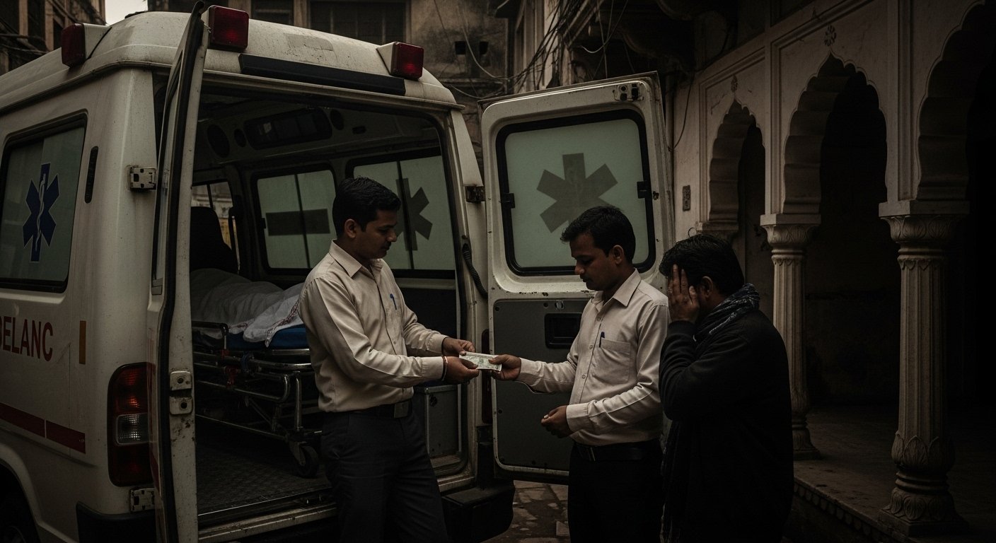 Lucknow: Revelations on ambulance's 'corpse transport scam' cause uproar in health department and demand for strict action