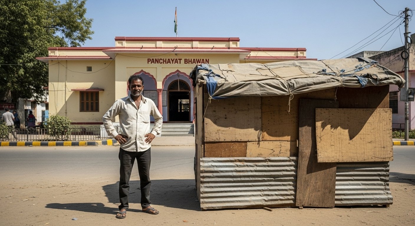 Lucknow: History-sheeter's Brazen Challenge, Stall Again Set Up In Front Of Panchayat Bhawan; Administration Questioned