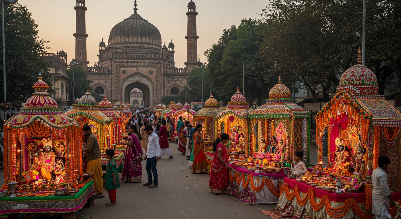 Lucknow's Special Decision for August 15th: Imambara, Picture Gallery to Remain Closed; Tableaus Being Decorated for Janmashtami Festivities