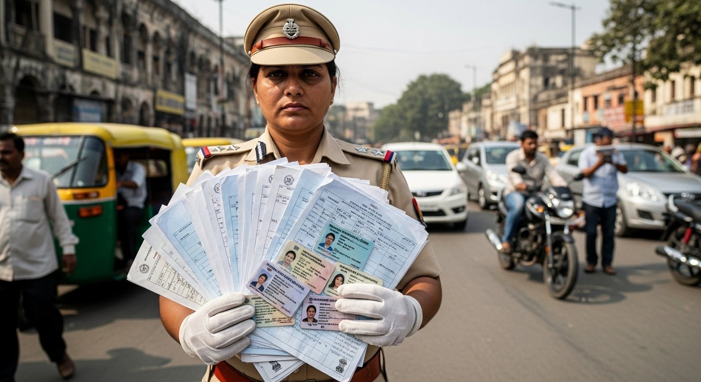 Major Crackdown in Lucknow: 3900 Vehicle Registrations, 246 Driving Licenses Canceled Over Rule Violations