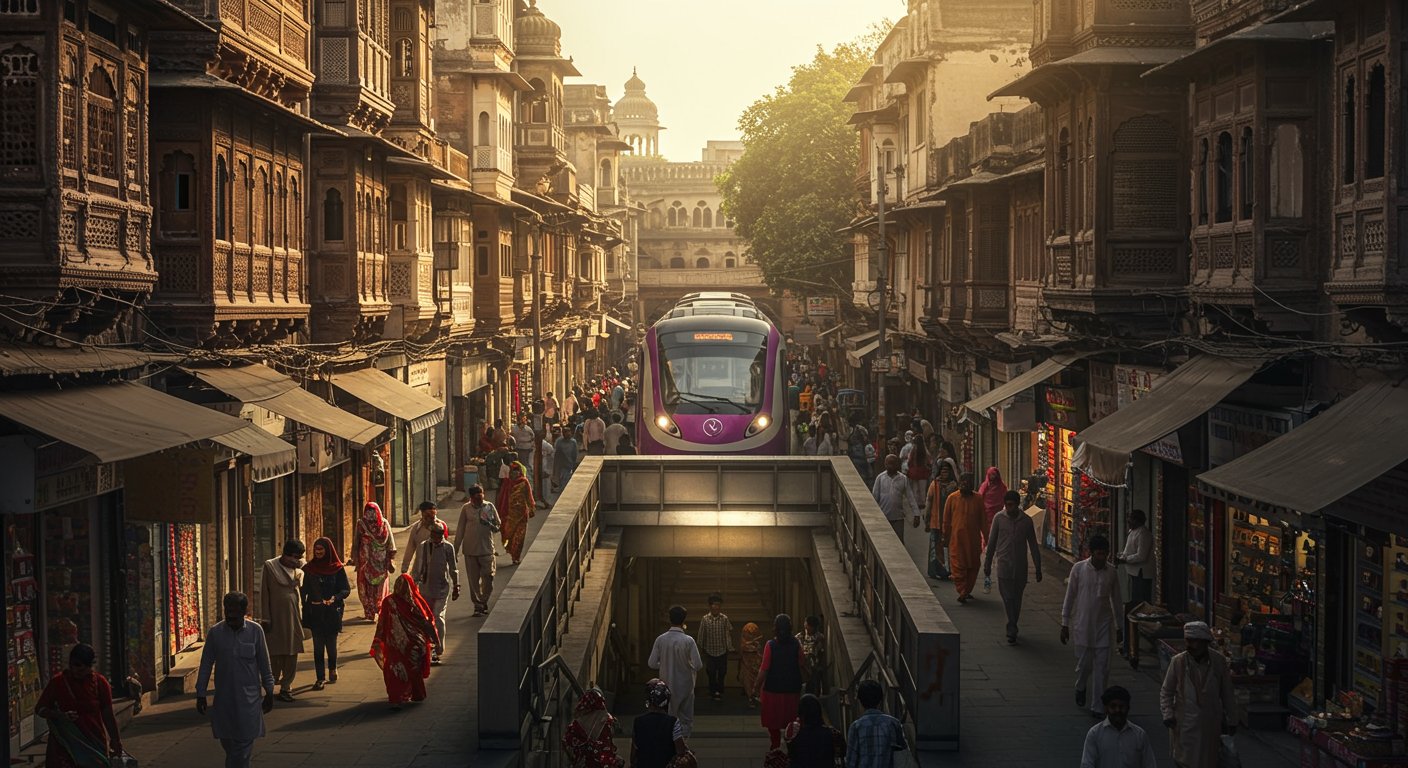 Good News! Metro to Extend to Lucknow's Old Areas, 7 Underground Stations to be Built in Aminabad-Chowk; Know the Full Route